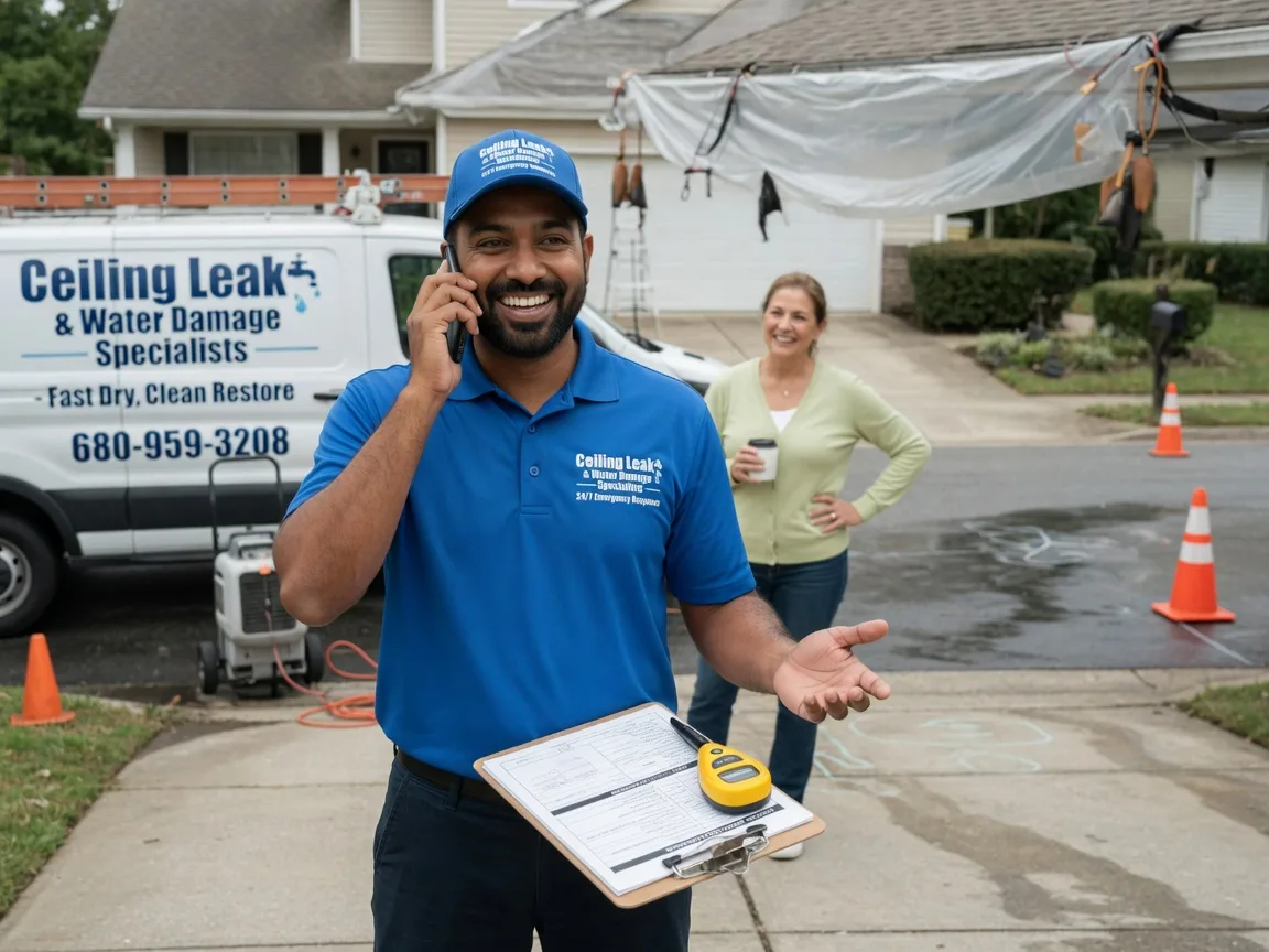 Ceiling Leak Cleanup Ortonville, MI FAQs